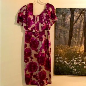 Anthropology style Moda Silk Dress